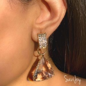 Gold Plated Drop Earrings